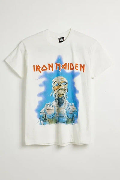 Urban Outfitters Iron Maiden 1984 World Tour Tee In White, Men's At