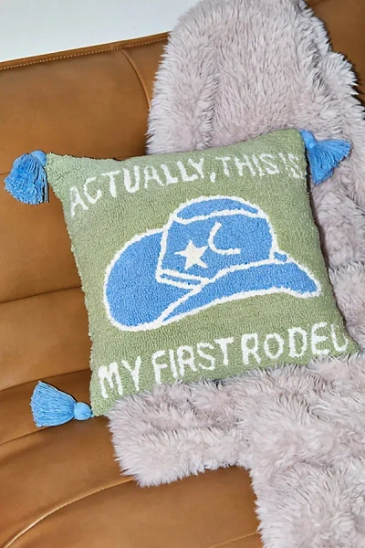 Urban Outfitters Ironic Rodeo Throw Pillow In Green At