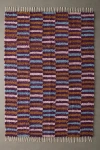 Urban Outfitters Irregular Checkerboard Shaggy Tassel Rug In Brown At  In Brown