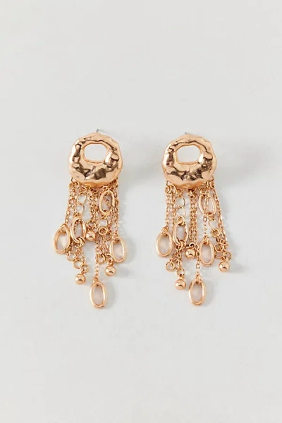 Urban Outfitters Isabel Chain Fringe Earring In Gold, Women's At