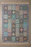 Urban Outfitters Izzy Tile Printed Rug In Blue At