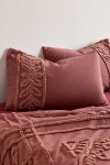 Urban Outfitters Jackie Tufted Sham Set In Oxblood Red At