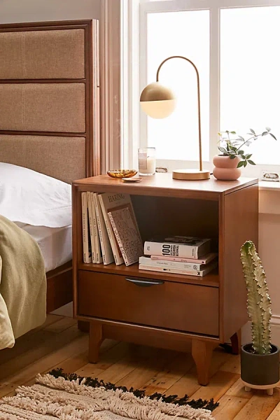 Urban Outfitters Jaxon Nightstand/side Table In Brown At