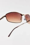Urban Outfitters Jayden Shield Sunglasses In Brown, Women's At  In Brown