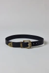 Urban Outfitters Jennie Western Belt In Black/antique Brass, Women's At