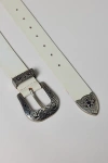 Urban Outfitters Jennie Western Belt In Bone, Women's At  In Brown