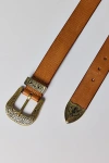 Urban Outfitters Jennie Western Belt In Tan, Women's At  In Brown