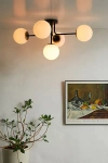 Urban Outfitters Jeremy Flush Mount Light In Black