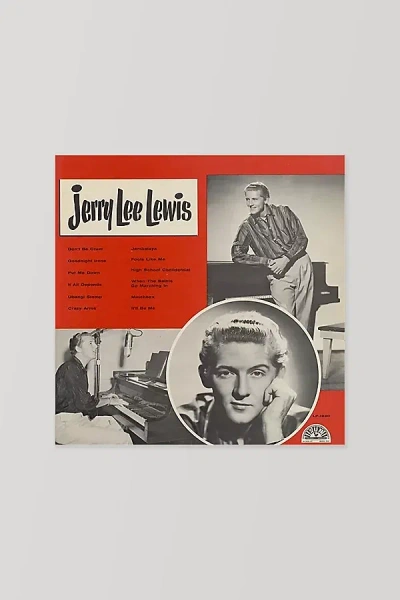 Urban Outfitters Jerry Lee Lewis - Jerry Lee Lewis Lp In Black At
