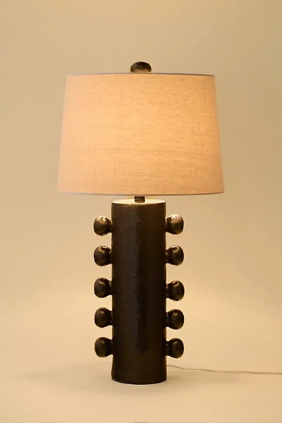 Urban Outfitters Jordan Stoneware Table Lamp In Black At