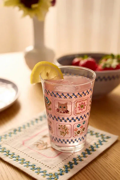 Urban Outfitters Jules Juice Glass In Ruby At  In Transparent