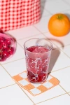 Urban Outfitters Jules Juice Glass In Wavy At  In Orange