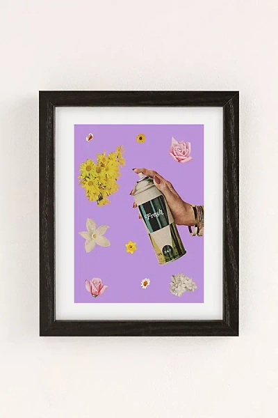 Urban Outfitters Julia Walck Spring Cleaning Art Print In Black Wood Frame At  In Multi