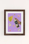 Urban Outfitters Julia Walck Spring Cleaning Art Print In Walnut Wood Frame At  In Brown