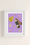 Urban Outfitters Julia Walck Spring Cleaning Art Print In White Wood Frame At  In Multi