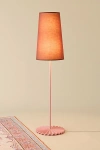 Urban Outfitters Julie Pleated Floor Lamp In Mauve At