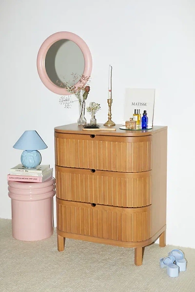 Urban Outfitters Juliette 3-drawer Dresser In Natural At  In Brown
