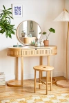 Urban Outfitters Juliette Fluted Wood Vanity In Natural At