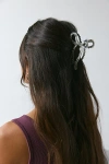 Urban Outfitters Juliette Metal Hair Bow Claw Clip In Silver, Women's At