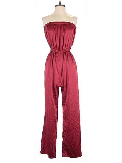 Pre-owned Urban Outfitters Jumpsuit In Burgundy