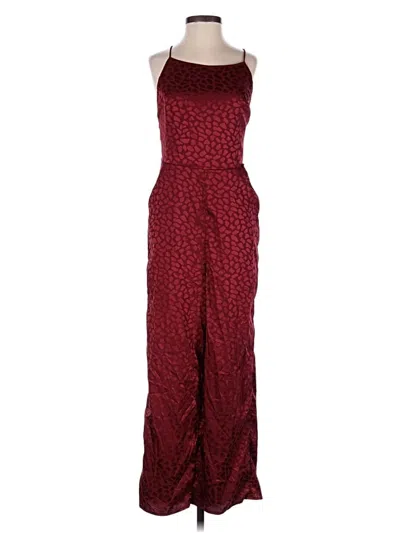 Pre-owned Urban Outfitters Jumpsuit In Burgundy