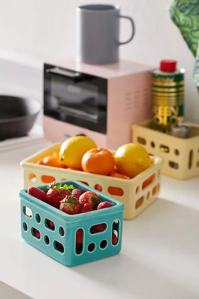 Urban Outfitters Juniper Basket In Yellow At