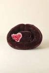 Urban Outfitters Juno Velvet Convertible Lounge Chair & Floor Cushion In Brown Velvet At