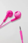 Urban Outfitters Jvc Gumy Wired Earbud Headphones In Peach Pink At
