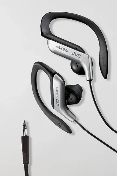 Urban Outfitters Jvc Sport Wired Earbud Headphones In Light Grey At