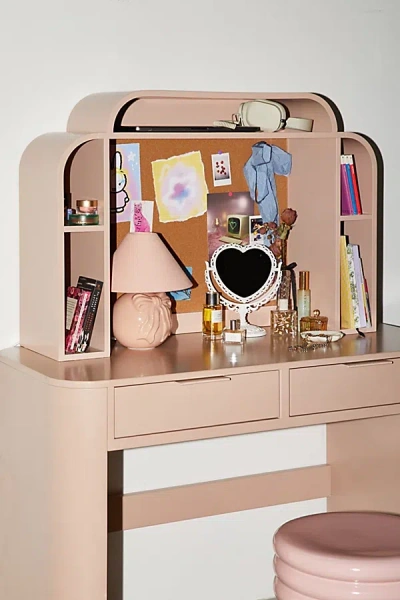 Urban Outfitters Kane Desk Hutch In Rose At  In Pink