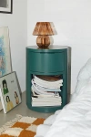 Urban Outfitters Kane Round Storage Nightstand In Dark Green At