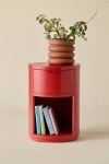 Urban Outfitters Kane Round Storage Nightstand In Scarlet At
