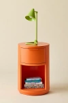 Urban Outfitters Kane Round Storage Nightstand In Tangerine At  In Orange