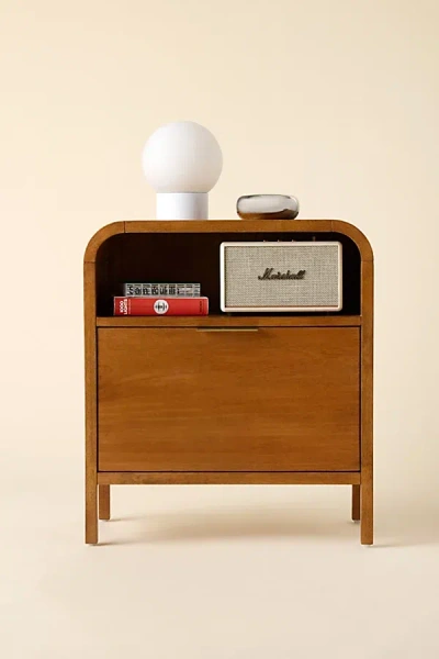 Urban Outfitters Kane Rounded Entryway Storage Cabinet In Natural At  In Brown