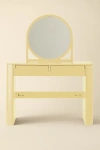Urban Outfitters Kane Wood Mirror Vanity In Butter Yellow At