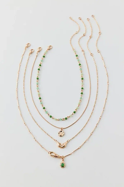 Urban Outfitters Kayla Layering Necklace Set In Gold, Women's At