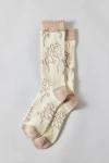 Urban Outfitters Keith Haring Crossed Fingers Crew Sock In Cream, Men's At  In White