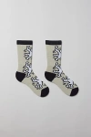 Urban Outfitters Keith Haring Dancing Figure Crew Sock In Cream, Men's At  In Cream