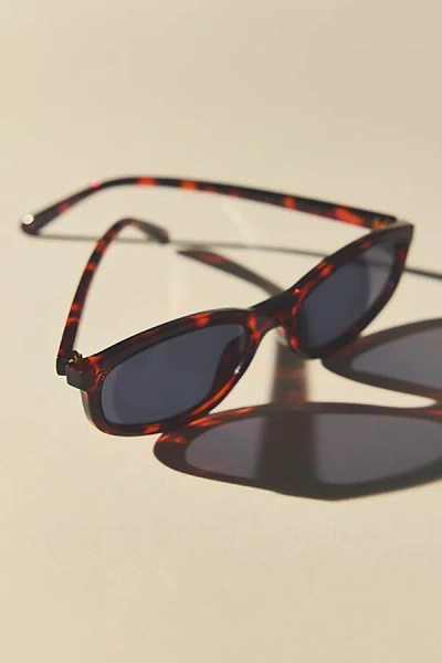 Urban Outfitters Kenna Cat-eye Sunglasses In Brown, Women's At