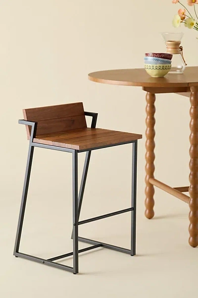 Urban Outfitters Kenna Counter Stool In Dark Brown At