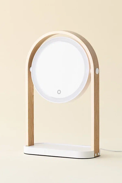 Urban Outfitters Kiara Arched Tabletop Led Vanity Mirror In Natural At  In Brown