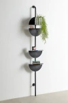 Urban Outfitters Kiera Adjustable Steel Wall-mounted Shelf In Black At