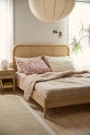 Urban Outfitters Kieran Cane Platform Bed In Natural At