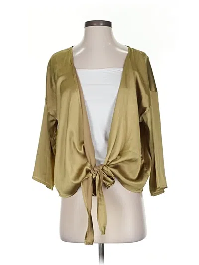Pre-owned Urban Outfitters Kimono In Gold
