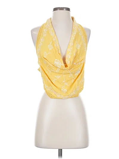 Pre-owned Urban Outfitters Kimono In Yellow