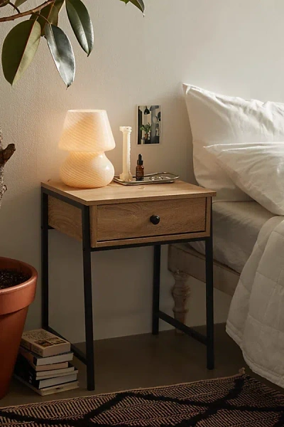 Urban Outfitters Kirby Storage Nightstand In Natural At  In Brown