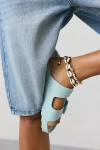 Urban Outfitters Knotted Cord Shell Anklet In Black, Women's At