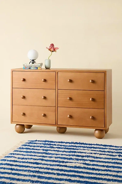 Urban Outfitters Knox 6-drawer Wood Dresser In Acorn At