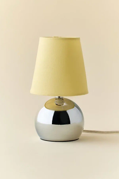 Urban Outfitters Kodhi Mini Table Lamp In Butter Shade/chrome Base At  In Yellow