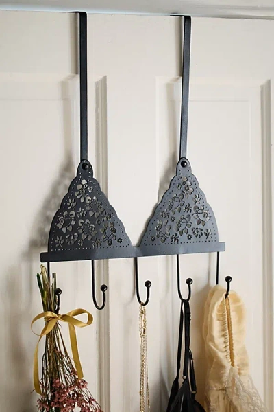 Urban Outfitters Lace Bra Over-the-door Multi-hook In Black At